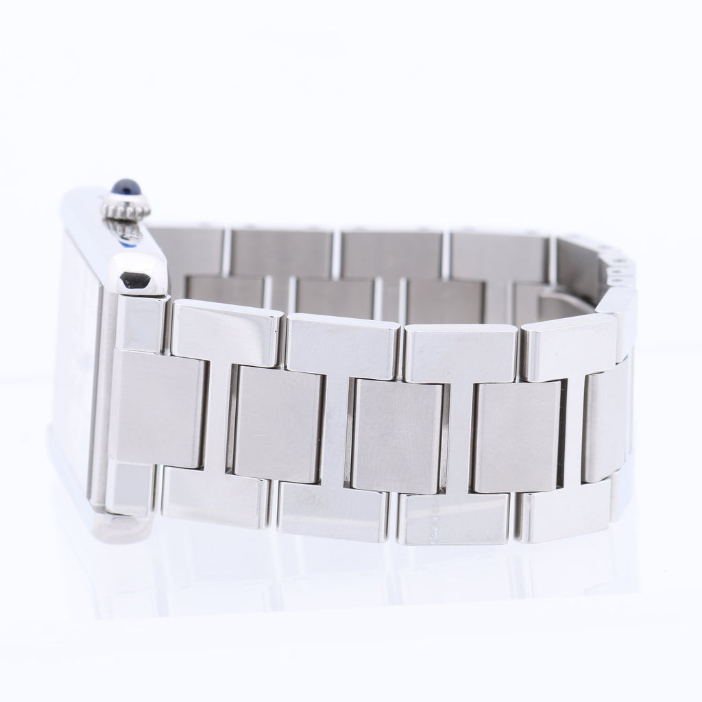 Cartier Tank Solo W5200028 3515780917TX SS AT Silver-Face Watch