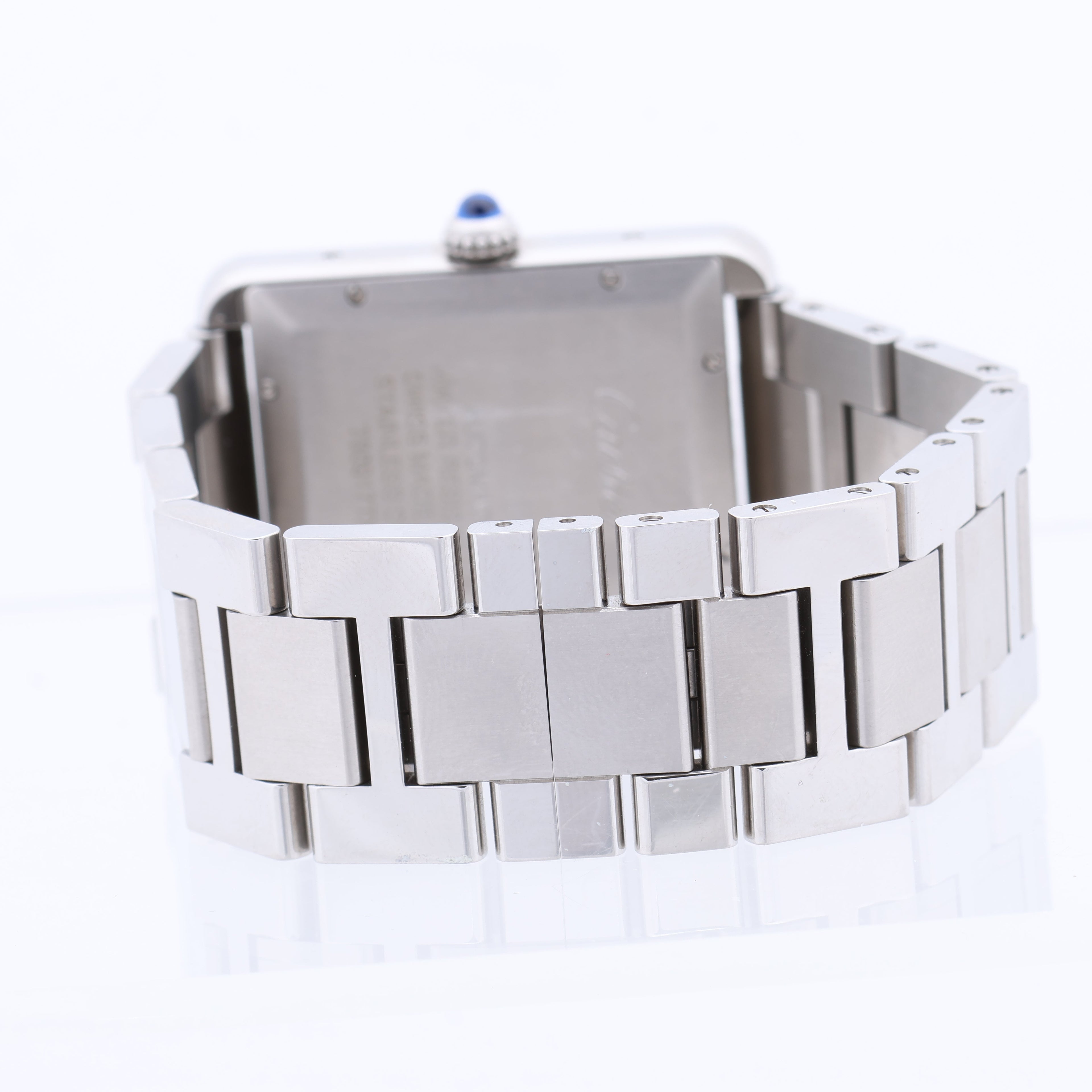 Cartier Tank Solo W5200028 3515780917TX SS AT Silver-Face Watch