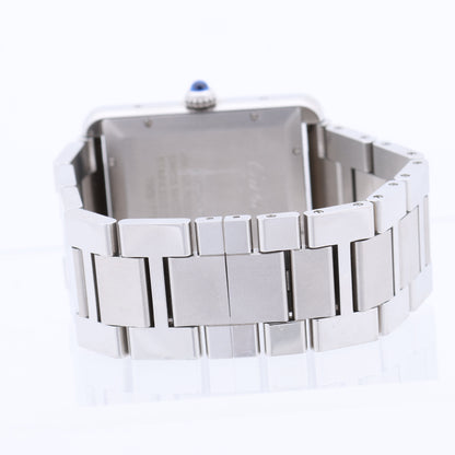 Montre Cartier Tank Solo W5200028 3515780917TX SS AT, cadran argenté