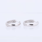 Non Signe / Unsigned Diamond Earrings K18WG 4.4g 1.0 ct