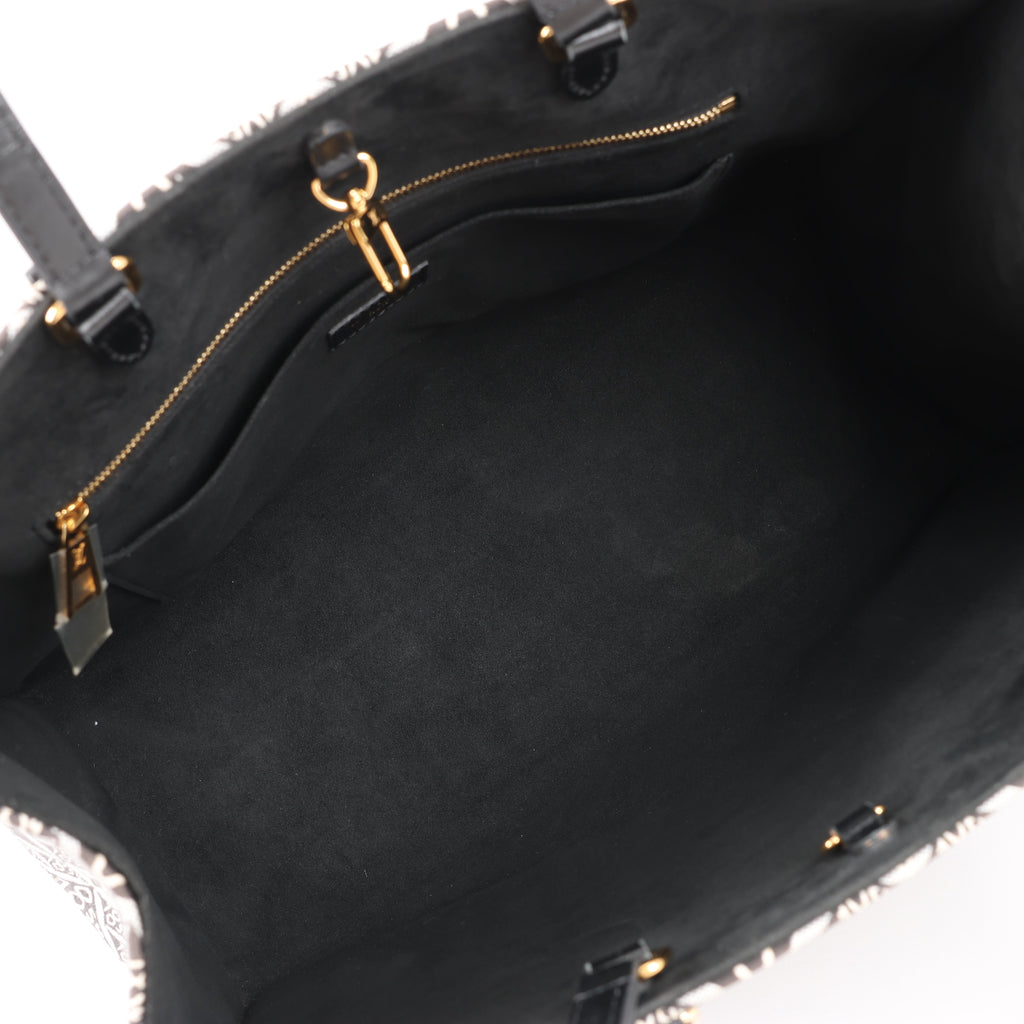 Bolso de mano Louis Vuitton Since 1854 OnTheGo GM en negro y blanco M57207