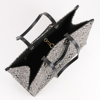 Louis Vuitton Since 1854 OnTheGo GM Handbag in Black x White M57207