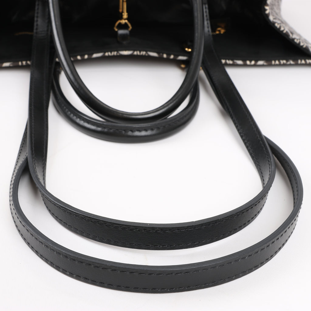 Bolso de mano Louis Vuitton Since 1854 OnTheGo GM en negro y blanco M57207