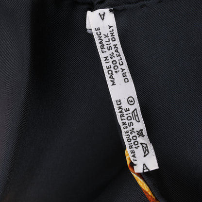Hermès Carré 90 "ECOLE FRANCAISE D'EQUITATION" 100% Seidenschal in Rot x Schwarz