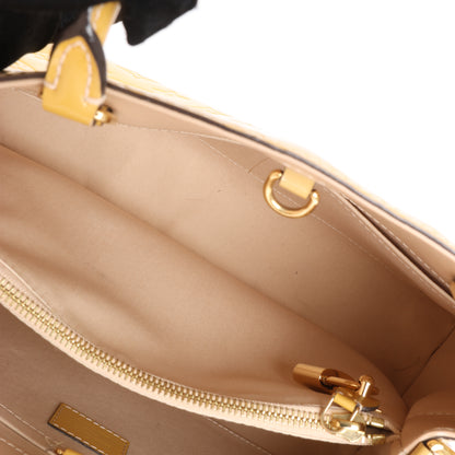 Sac à main Louis Vuitton Monogram Vernis Montaigne MM en jaune M50169