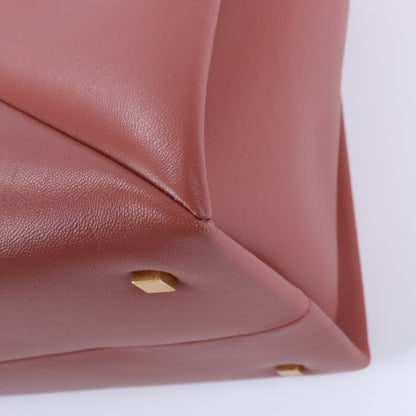 Valentino Garavani One Studs Leather 2Way Shoulder Bag in Chestnut