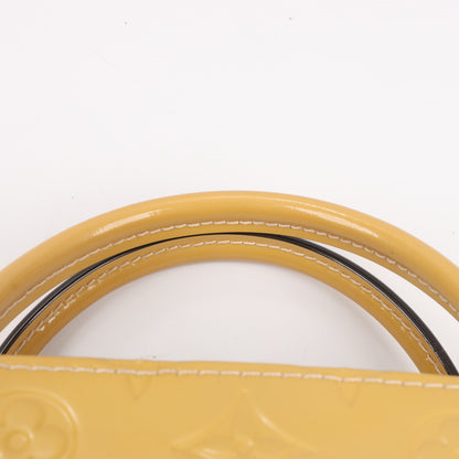 Sac à main Louis Vuitton Monogram Vernis Montaigne MM en jaune M50169