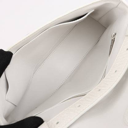 Balenciaga Hourglass Mock Croc Shoulder bag in White 671355