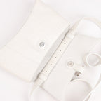 Balenciaga Hourglass Mock Croc Shoulder bag in White 671355