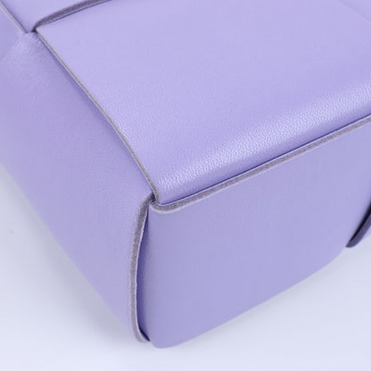 Bottega Veneta Nappa Maxi Intrecciato Small Arco 2Way Handbag in Purple