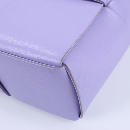 Bottega Veneta Nappa Maxi Intrecciato Small Arco 2Way Handbag in Purple