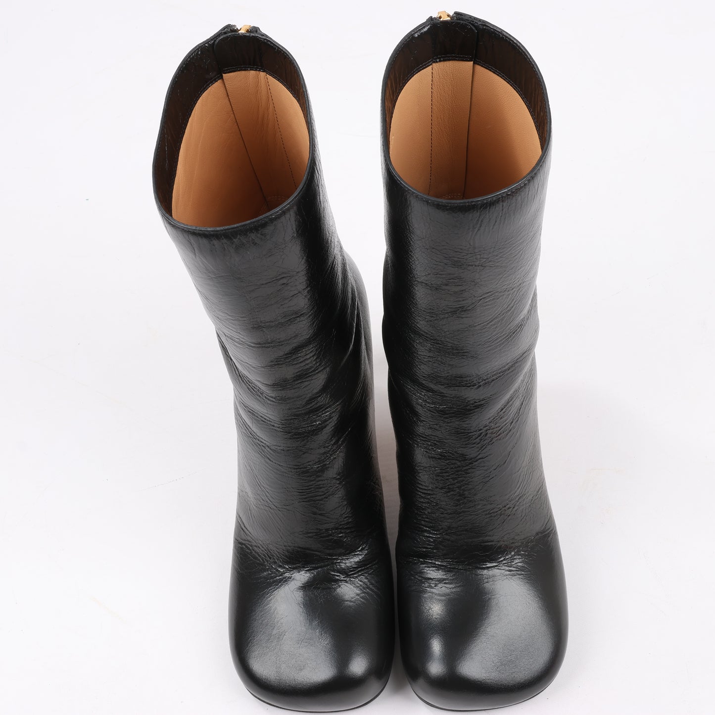 Bottines à talons Bottega Veneta LAVILLE en cuir noir, taille 38
