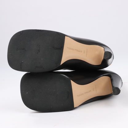 Bottines à talons Bottega Veneta LAVILLE en cuir noir, taille 38