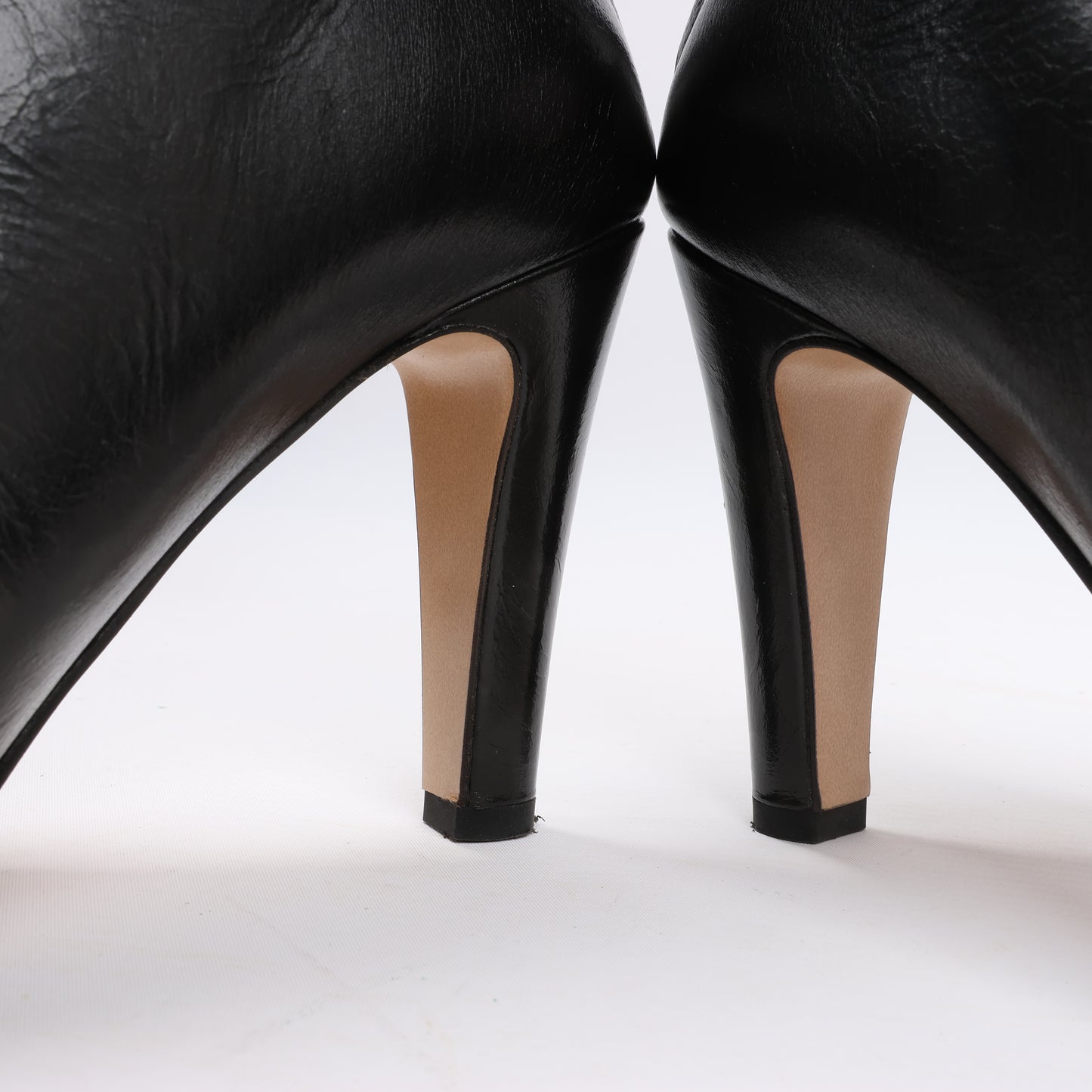 Bottines à talons Bottega Veneta LAVILLE en cuir noir, taille 38