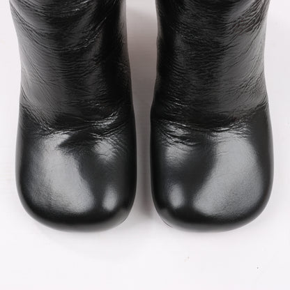 Bottines à talons Bottega Veneta LAVILLE en cuir noir, taille 38