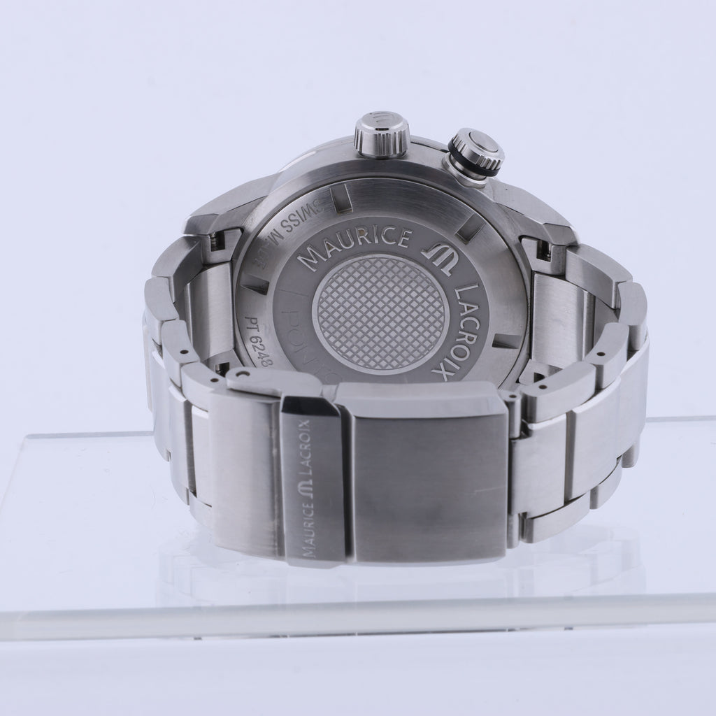 Maurice Lacroix Pontos AU07707 SS AT Black Dial PT6248-SS002L-330 Watch