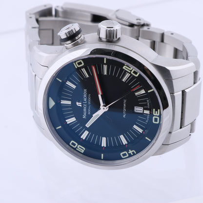 Maurice Lacroix Pontos AU07707 SS AT Black Dial PT6248-SS002L-330 Watch