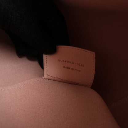 Sac à main en cuir Saint Laurent Paris Toy Shopping 2 voies, rose 498612