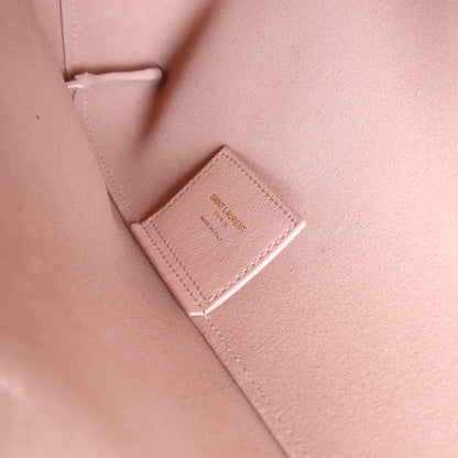 Sac à main en cuir Saint Laurent Paris Toy Shopping 2 voies, rose 498612