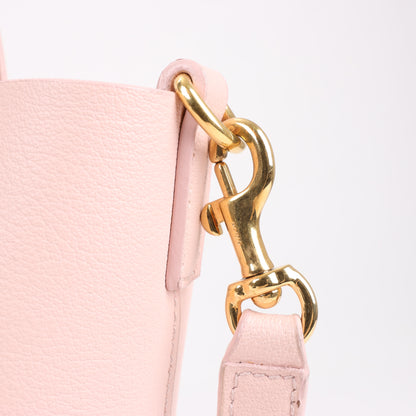 Sac à main en cuir Saint Laurent Paris Toy Shopping 2 voies, rose 498612