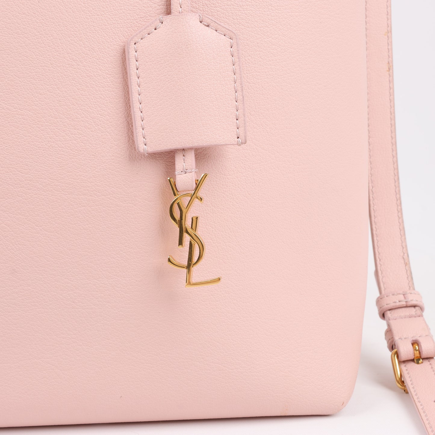 Saint Laurent Paris Toy Shopping Leather 2Way Handbag in Pink 498612