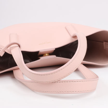 Sac à main en cuir Saint Laurent Paris Toy Shopping 2 voies, rose 498612