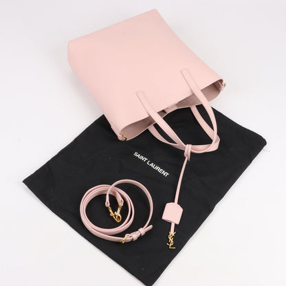 Saint Laurent Paris Toy Shopping Leather 2Way Handbag in Pink 498612