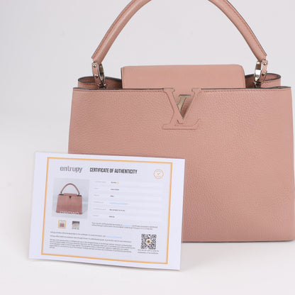 Louis Vuitton Parnassea Capucines MM Handbag in Pink M94471
