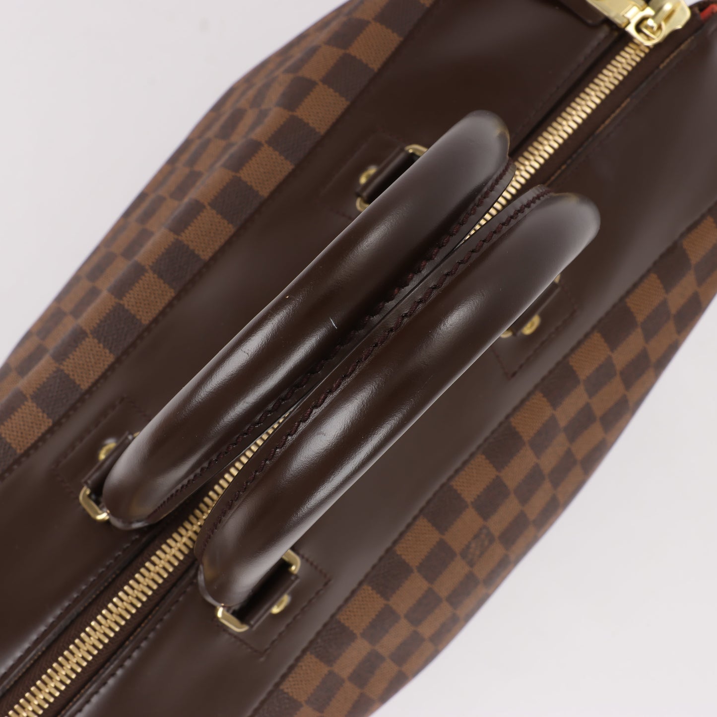 Louis Vuitton Damier Ebene Greenwich PM Handbag in Brown N41165