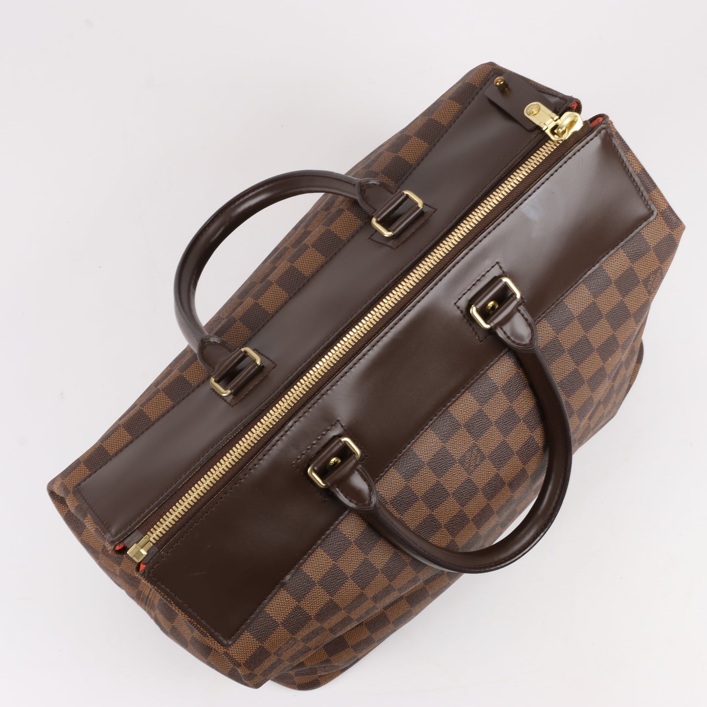 Louis Vuitton Damier Ebene Greenwich PM Handbag in Brown N41165