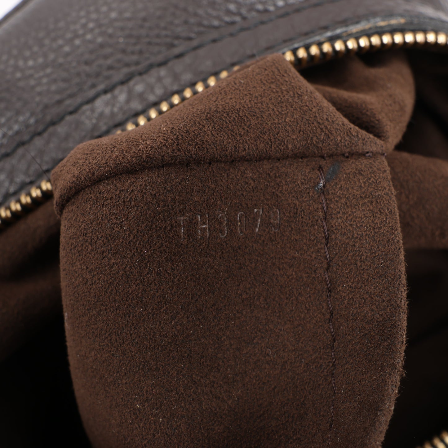 Louis Vuitton Monogram Mahina Leather Lunar GM Handbag in Brown M97052