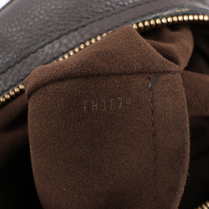 Louis Vuitton Monogram Mahina Leather Lunar GM Handbag in Brown M97052
