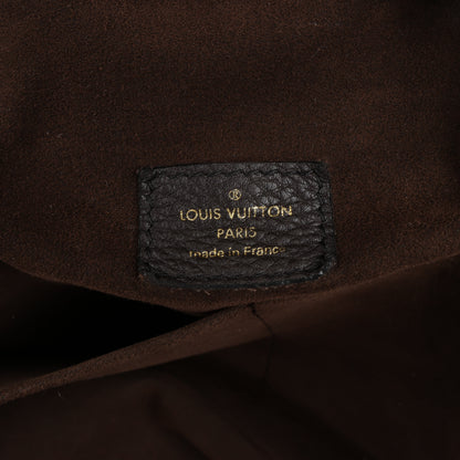 Louis Vuitton Monogram Mahina Leather Lunar GM Handbag in Brown M97052