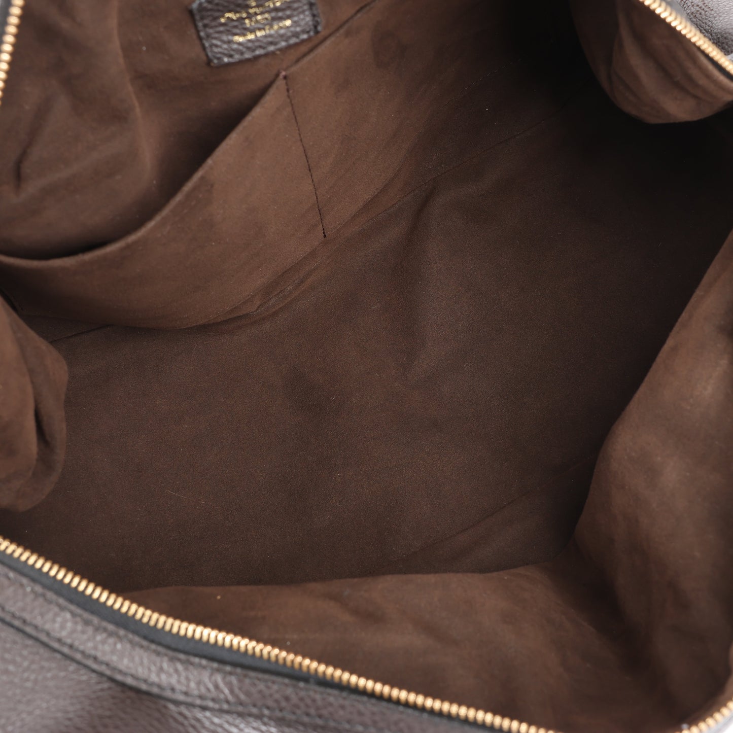 Louis Vuitton Monogram Mahina Leather Lunar GM Handbag in Brown M97052