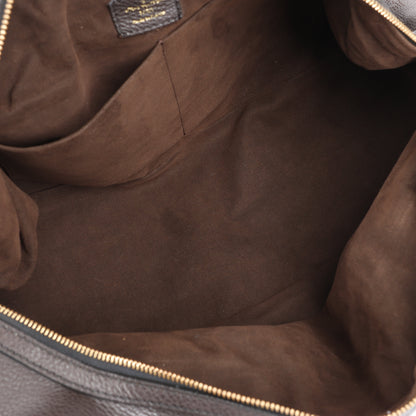 Louis Vuitton Monogram Mahina Leather Lunar GM Handbag in Brown M97052