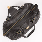 Louis Vuitton Monogram Mahina Leather Lunar GM Handbag in Brown M97052