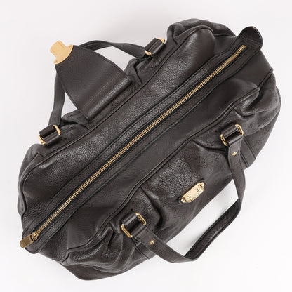 Louis Vuitton Monogram Mahina Leather Lunar GM Handbag in Brown M97052