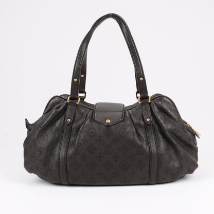 Louis Vuitton Monogram Mahina Leather Lunar GM Handbag in Brown M97052