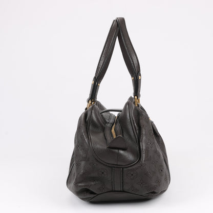 Louis Vuitton Monogram Mahina Leather Lunar GM Handbag in Brown M97052