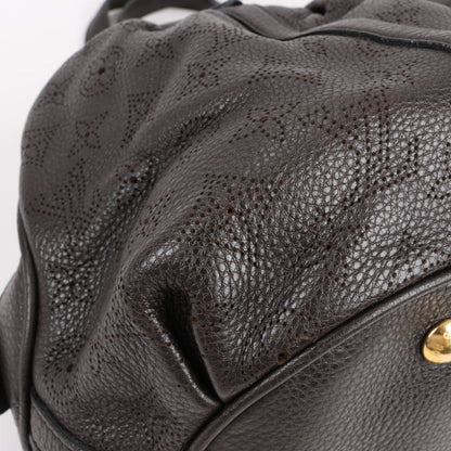 Louis Vuitton Monogram Mahina Leather Lunar GM Handbag in Brown M97052
