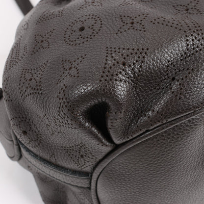 Louis Vuitton Monogram Mahina Leather Lunar GM Handbag in Brown M97052