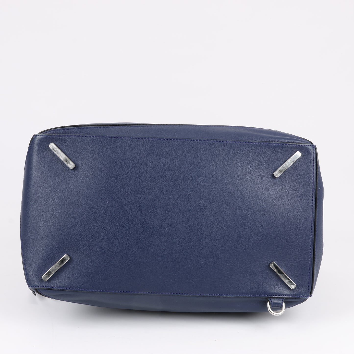 LOEWE Puzzle Large Leather 2Way Handbag in Navy Blue