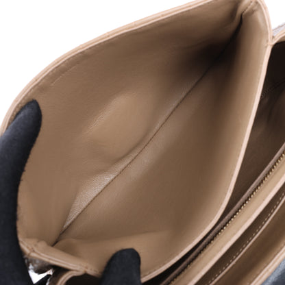 Sac à bandoulière en cuir Celine C Sées Medium Noir × Marron