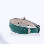 Bulgari Serpenti SPS27 1NJ2IT SS & Leather QZ Black Dial Watch