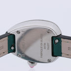 Bulgari Serpenti SPS27 1NJ2IT SS & Leather QZ Black Dial Watch