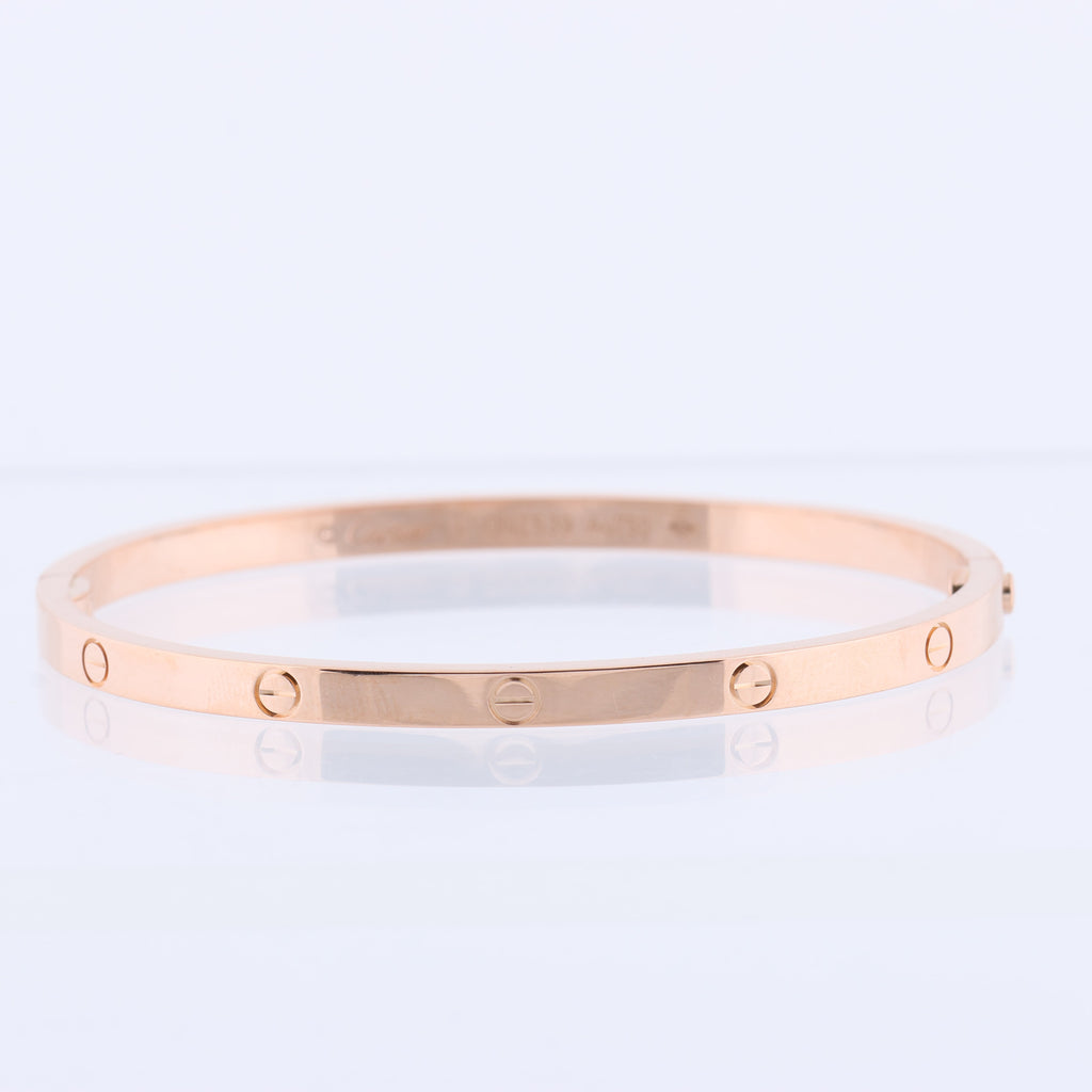 Cartier Love SM Bracelet 750(PG) 16.8g 16