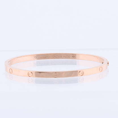 Cartier Love SM Bracelet 750(PG) 16.8g 16
