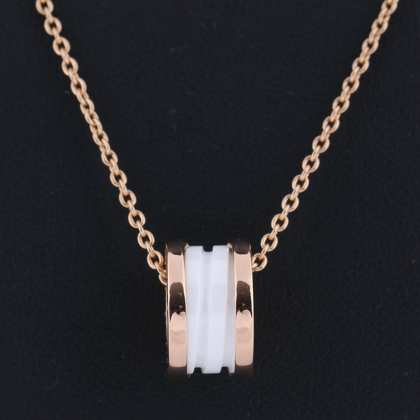 Bvlgari B.Zero 1 Necklace 750 (PG) × Ceramic 12.1g 346082