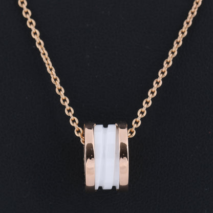 Bvlgari B.Zero 1 Necklace 750 (PG) × Ceramic 12.1g 346082