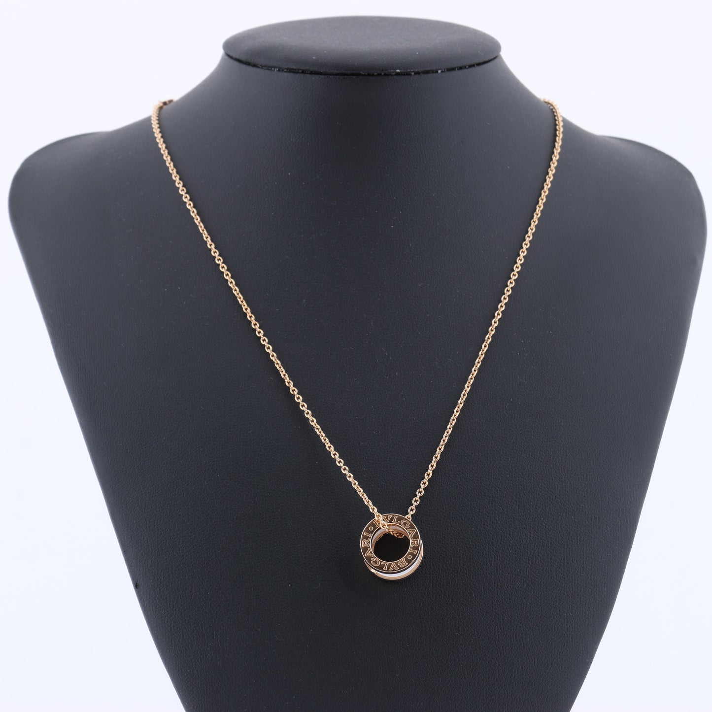 Bvlgari B.Zero 1 Halskette 750 (PG) × Keramik 12,1 g 346082